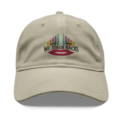 We_Stack_Racks_Logo_Hat_Front_Khaki_Mockup.png